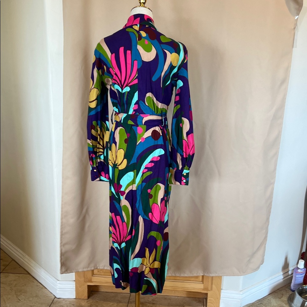 INC Colorful Abstract Patterned Robe - Picture 3 of 4
